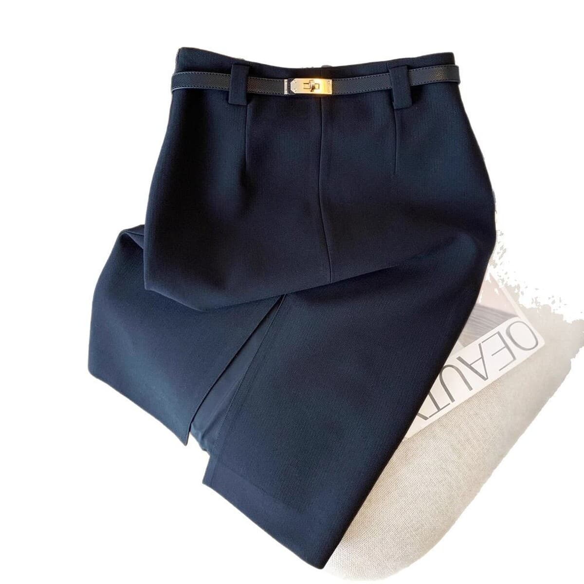 Готовый запас, весна и лето, новая красивая юбка на рабочем месте, женский костюм, юбка, сексуальная юбка, закрывающая бедра...