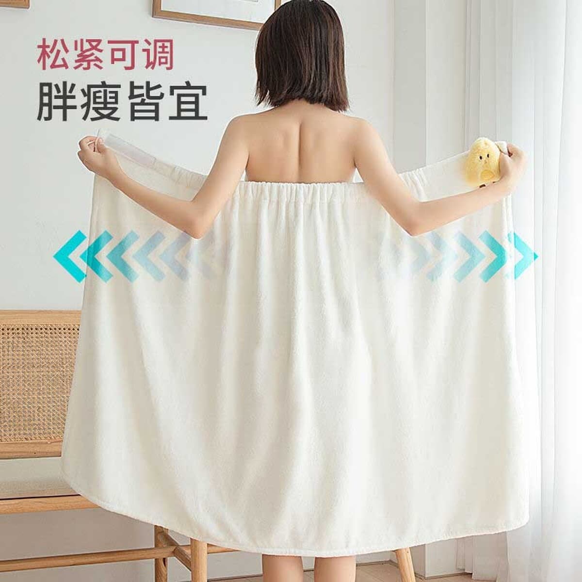 Банное полотенце женское летнее милое домашнее водопоглощающее быстросохнущее носимое банное полотенце с запахом полотенце...