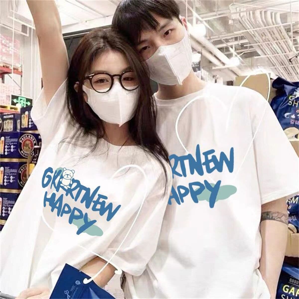 Популярная рекомендация по дропшиппингу: женская футболка из чистого хлопка с короткими рукавами и принтом, круглый вырез,...