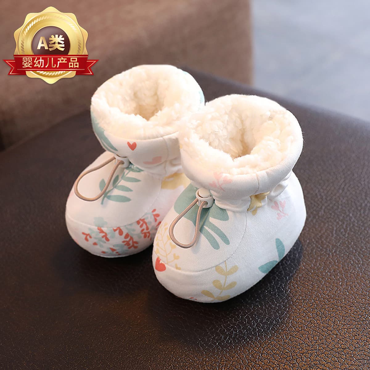 Детская обувь, зимние хлопковые туфли с бархатной подкладкой, утолщенная мягкая подошва, теплые и нескользящие, для малышей...