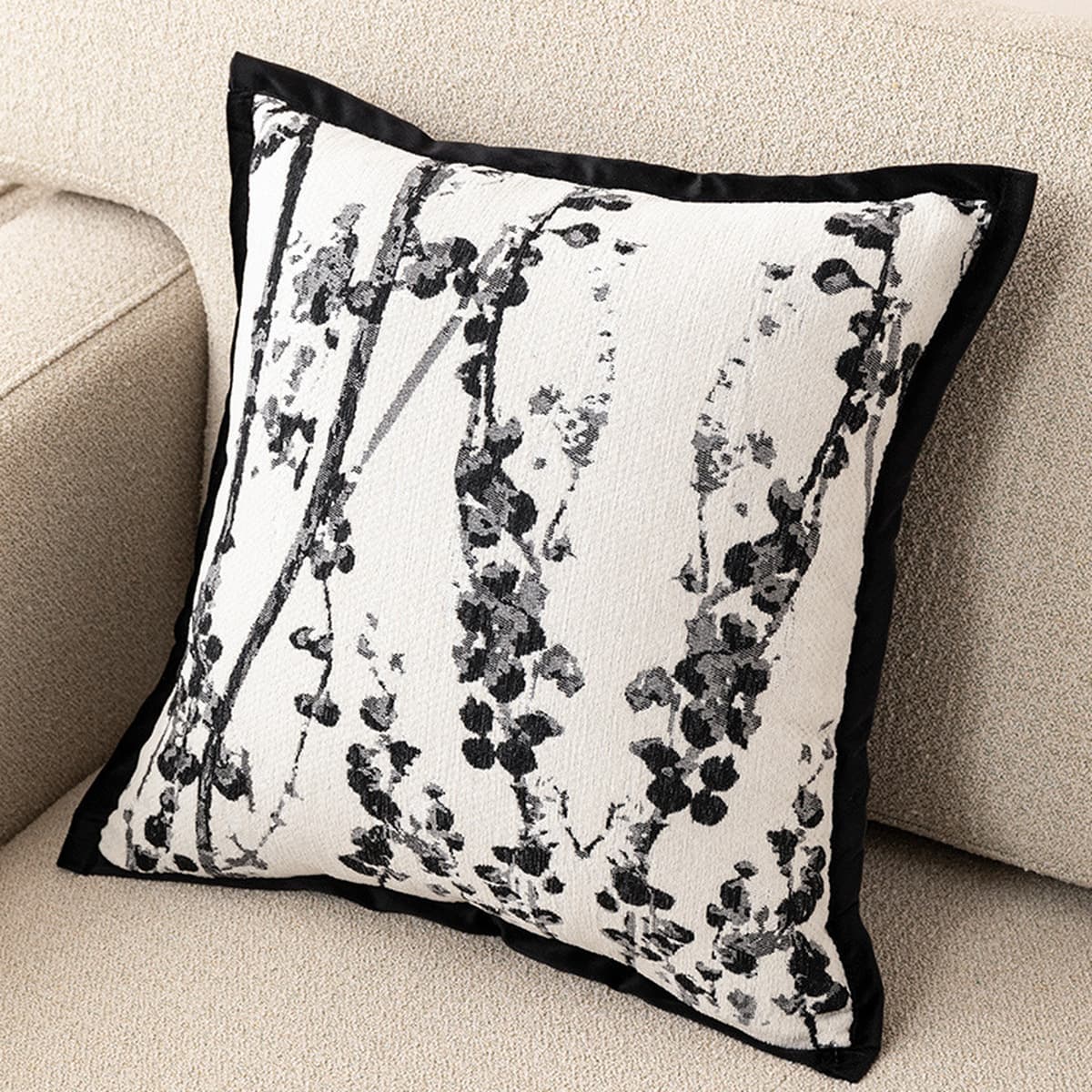 Подушка из синели в стиле INS, скандинавский простой квадратный диван, легкая роскошная подушка, офисный свежий чехол для...