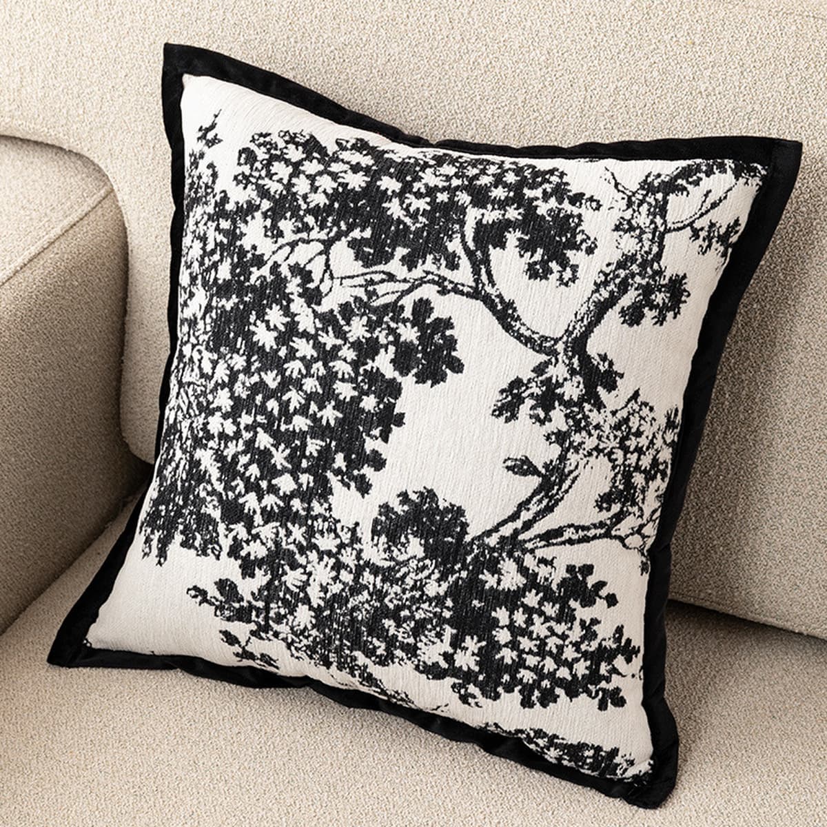 Подушка из синели в стиле INS, скандинавский простой квадратный диван, легкая роскошная подушка, офисный свежий чехол для...