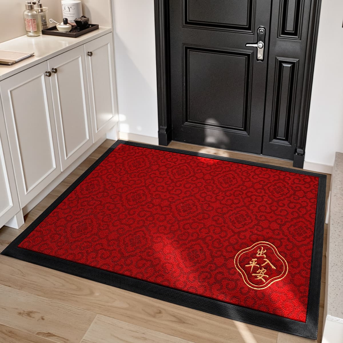 Коврик для входной двери в новом китайском стиле Dajiang, грязеотталкивающий резиновый коврик для прихожей, вышитый...