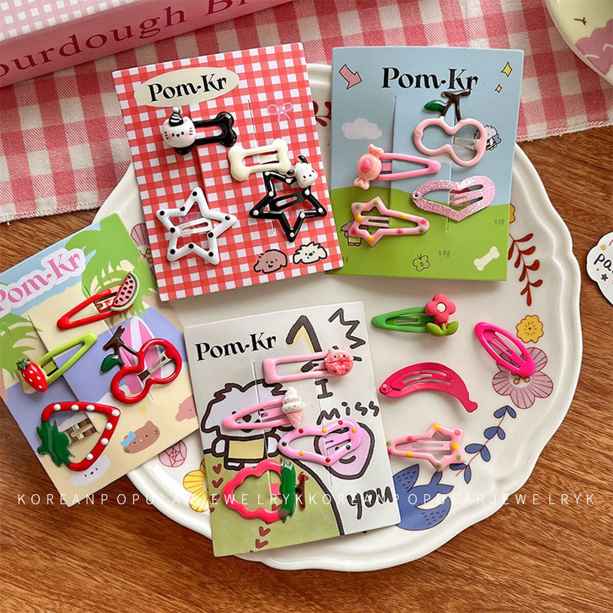 Новая корейская девушка-заколка для волос сладкая и прохладная ветреная высокая ценность аксессуаров для волос допамин...