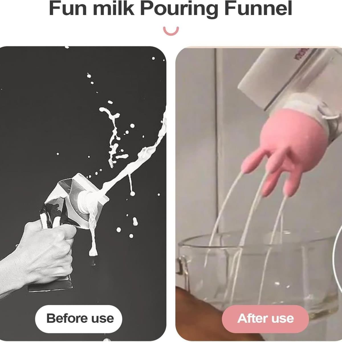Декоративная крышка для упаковки с молоком "Funny Pouring" (ID - 66)