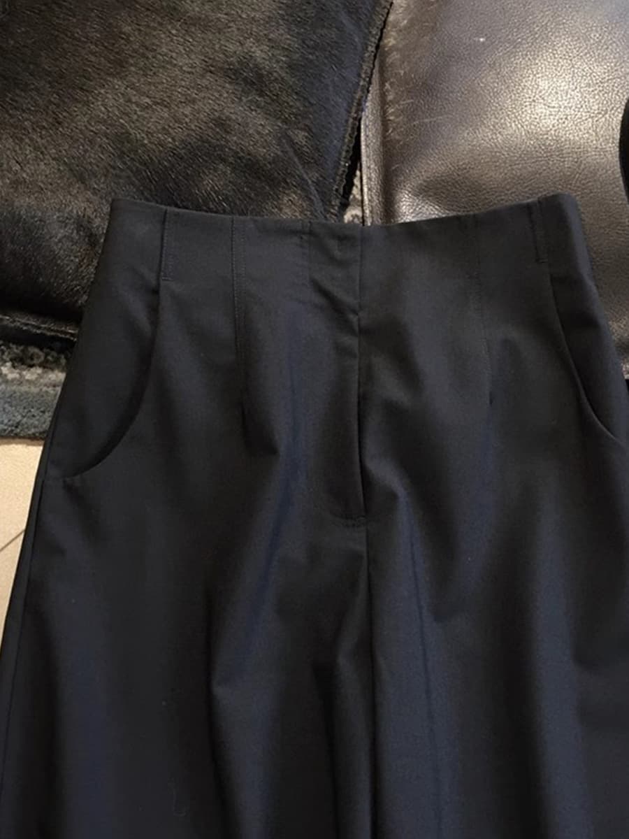 Оригинальное качество закрыто! Черный кокон с высокой талией