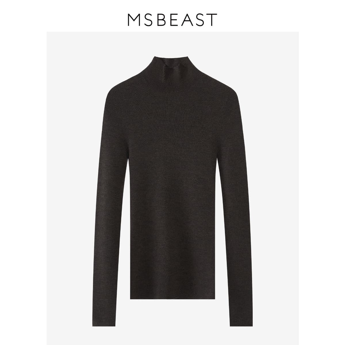 Женский свитер из 100% шерсти, бесшовный, с воротником-стойкой/полуворотником, машинная стирка, новая модель 2025 года, от...