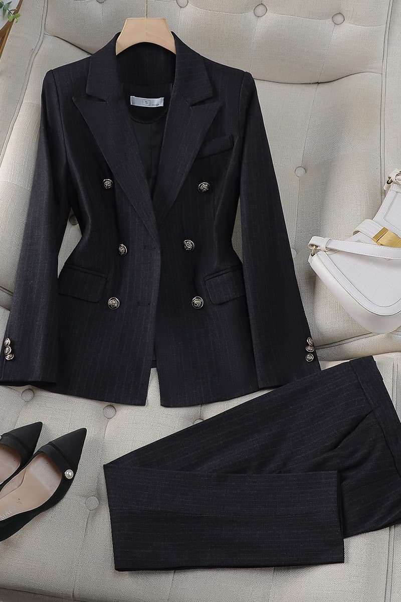 Премиум чувство двубортный красный костюм профессиональный костюм женский трансграничный новый темперамент богиня Fan модная...