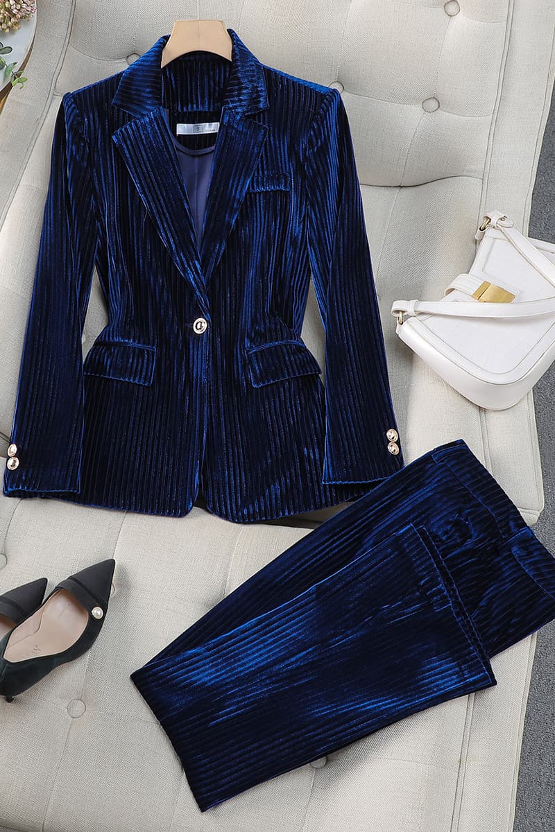 Премиум чувство двубортный красный костюм профессиональный костюм женский трансграничный новый темперамент богиня Fan модная...