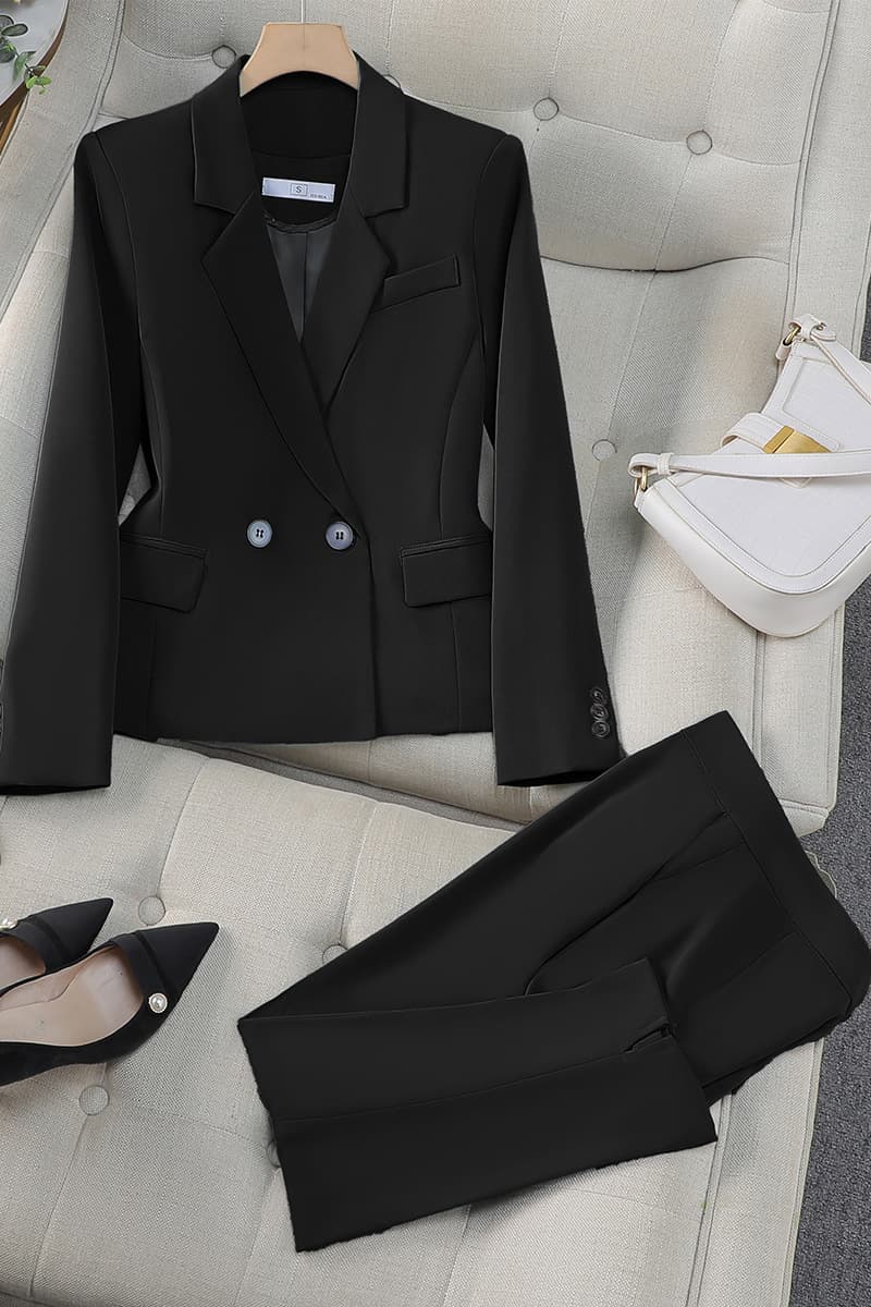 Премиум чувство двубортный красный костюм профессиональный костюм женский трансграничный новый темперамент богиня Fan модная...