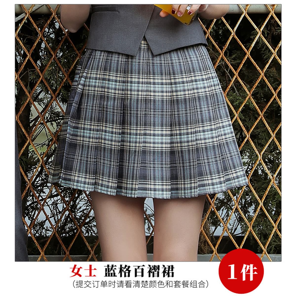 Весна 2022 Новый костюм в Корейском стиле, пиджак в клетку, плиссированная юбка, костюм для студентов, школьная форма, форма...