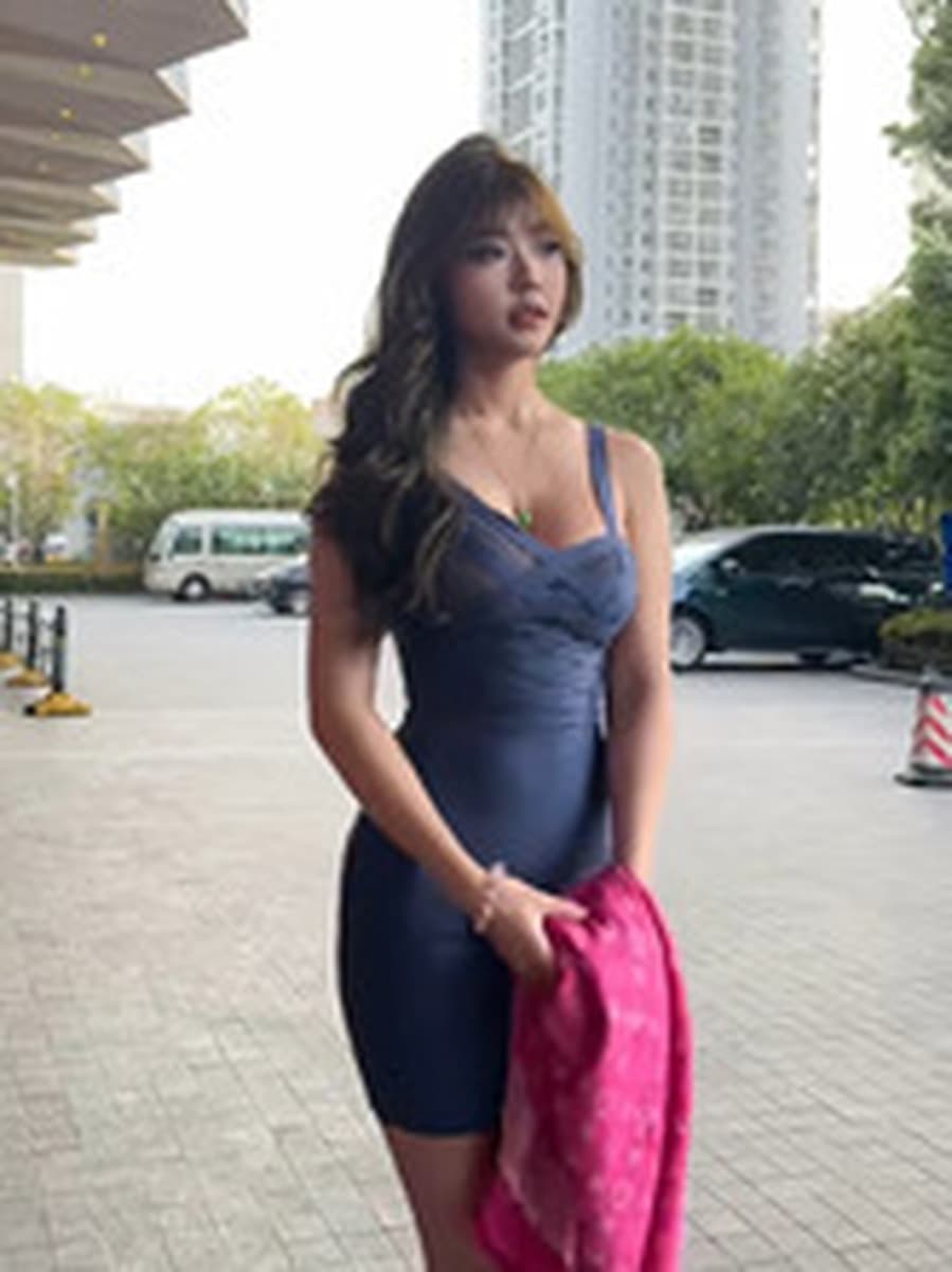 Трансграничные европейские и американские подтяжки синие бинты платье с тонким ягодицами