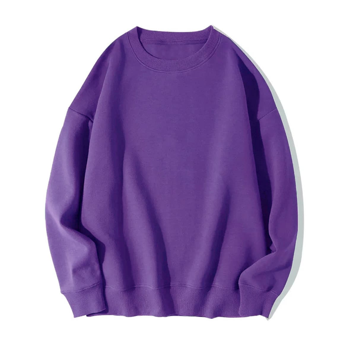 Трансграничная осенне-зимняя верхняя одежда, корейские женские топы, однотонная толстовка с круглым вырезом, свободная...