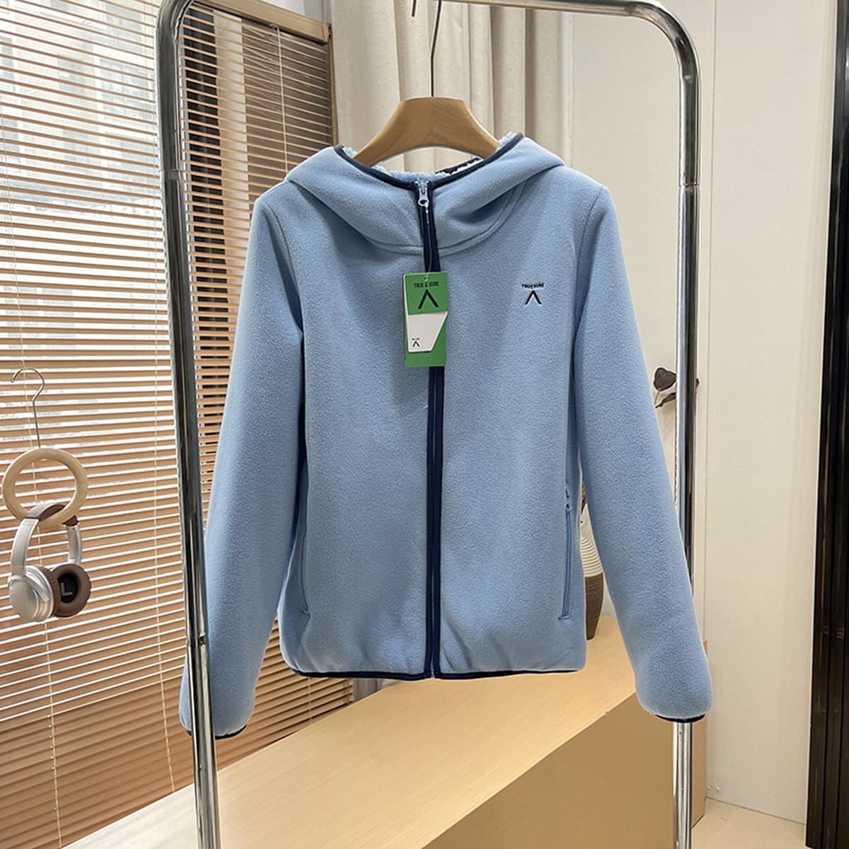 Теплая и устойчивая к холоду толстовка с капюшоном из кашемира и флиса в горном стиле, утолщенная, свободного кроя,...