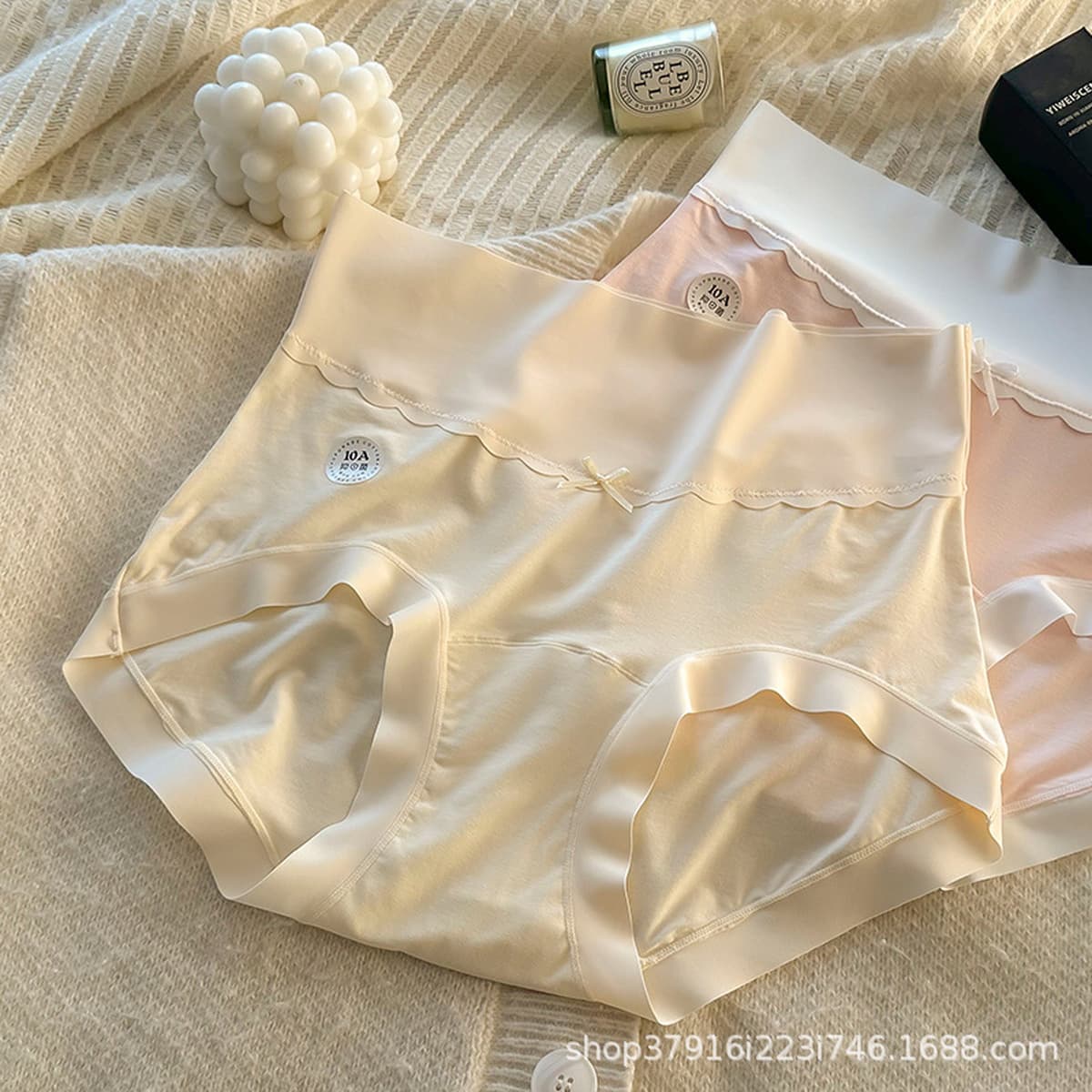 С высокой талией и животом 60 хлопковых трусиков большого размера Модер, женщины 230 кг 10A бактериостатический хлопок,...