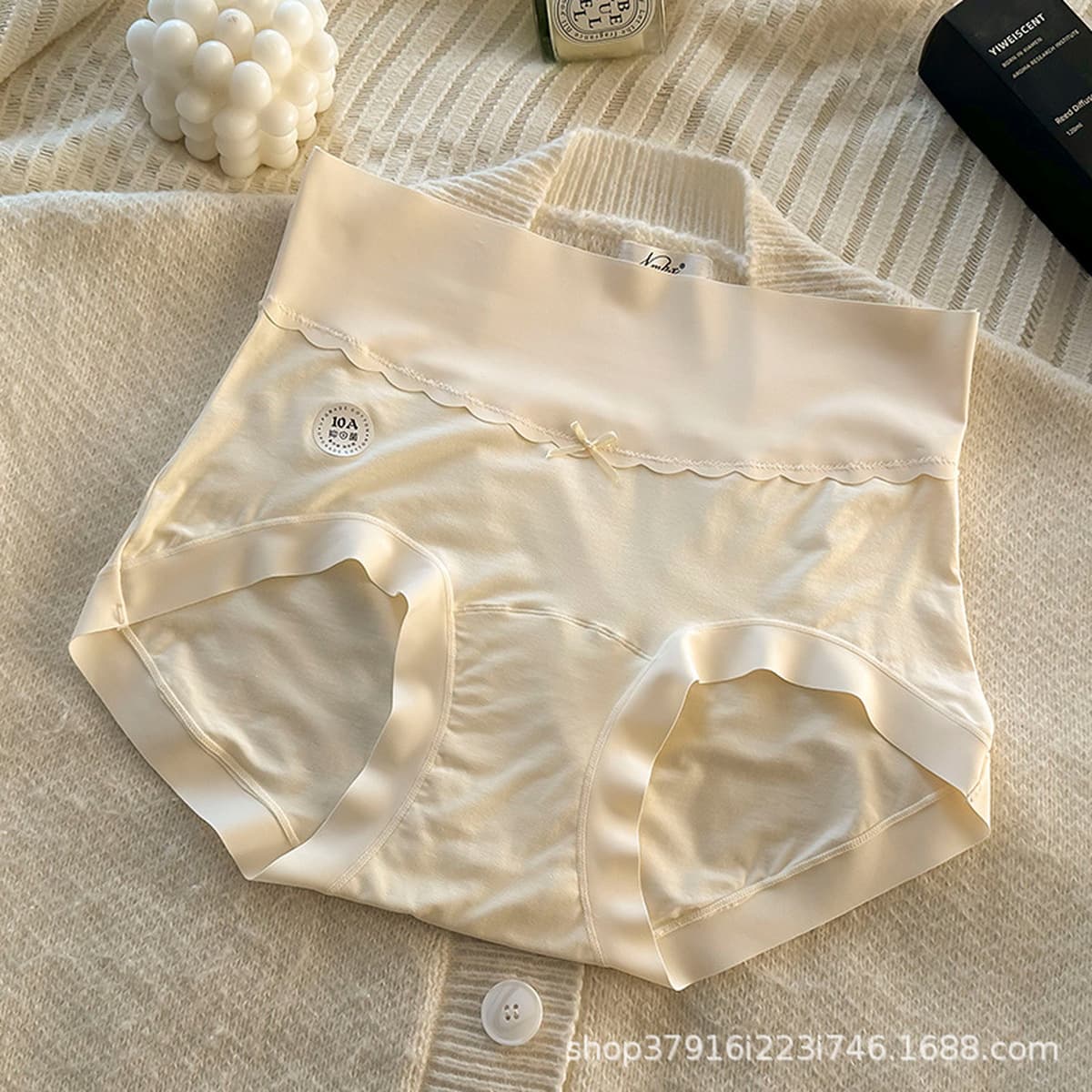 С высокой талией и животом 60 хлопковых трусиков большого размера Модер, женщины 230 кг 10A бактериостатический хлопок,...