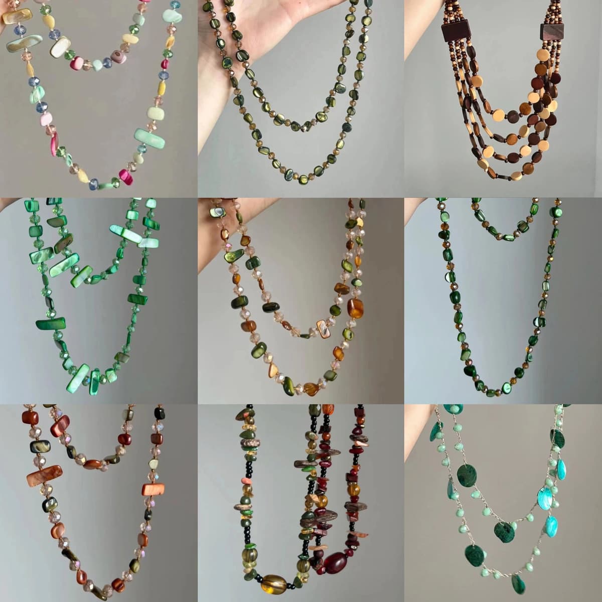 Богемное ожерелье из ракушек и бисера в стиле морского курорта, модная цепочка на ключицу, элегантное универсальное...