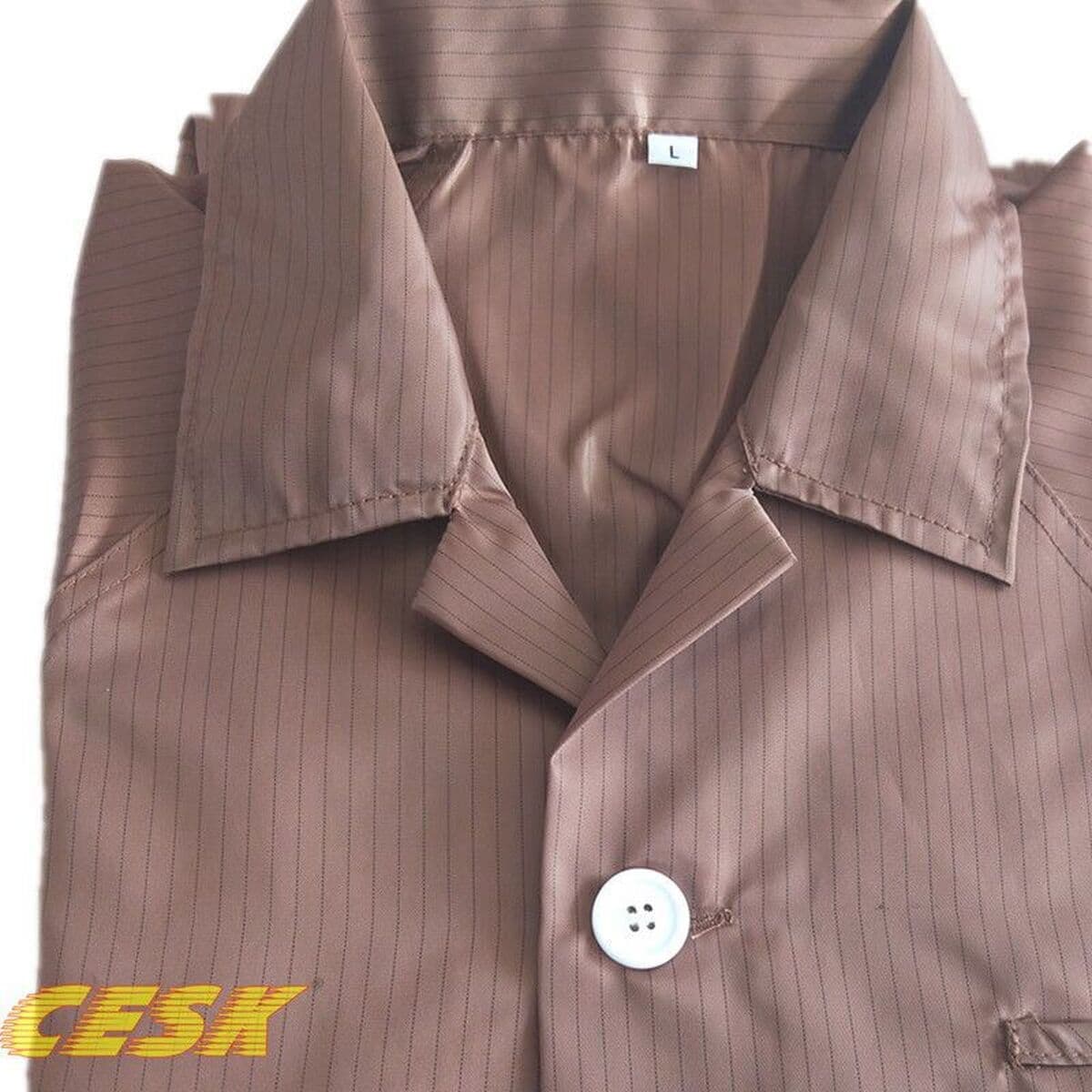 Длинный антистатический халат, одежда для чистых помещений, защитная одежда от пыли для использования в лабораториях и...