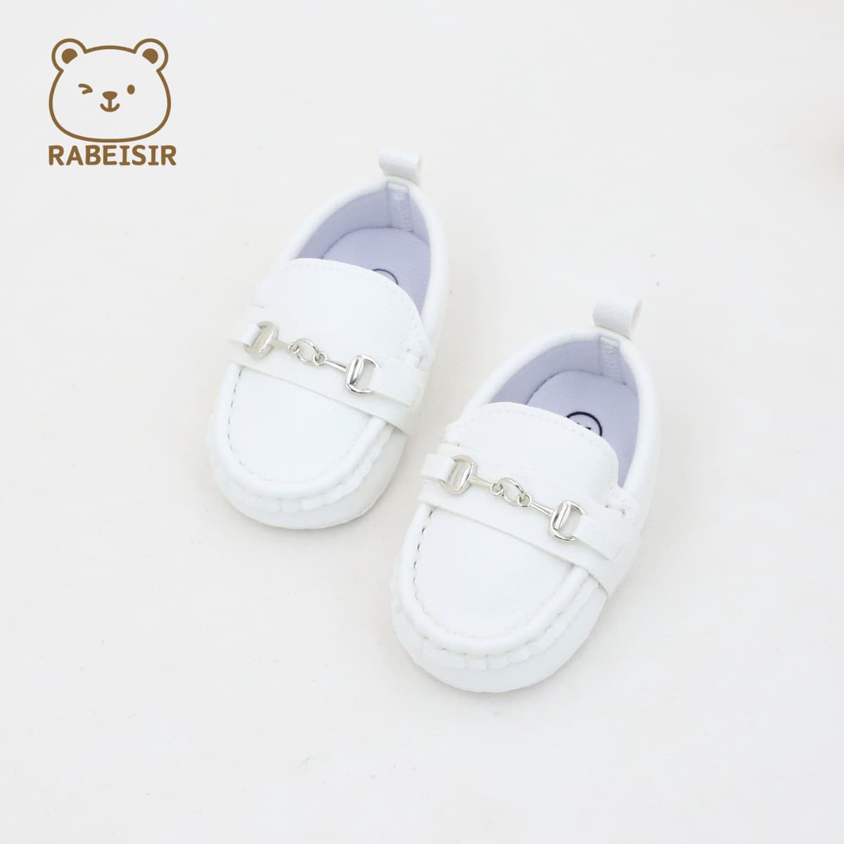 Весенне-Осенняя детская обувь для малышей Нескользящая легкая обувь спереди Мокасины с цепочкой для мальчиков и девочек...