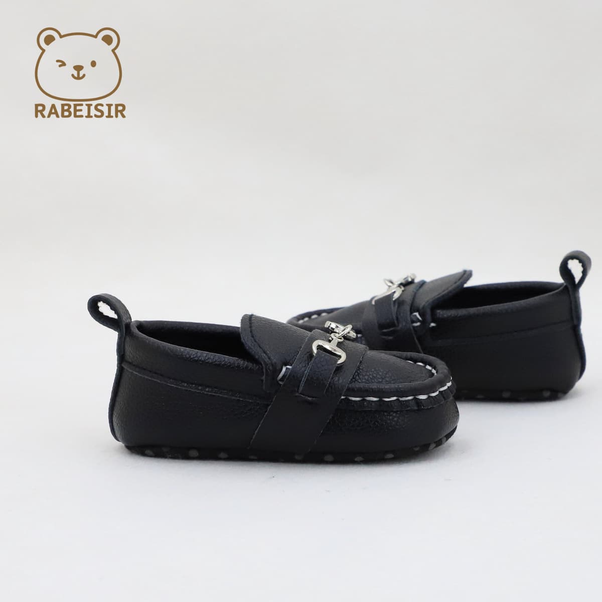 Весенне-Осенняя детская обувь для малышей Нескользящая легкая обувь спереди Мокасины с цепочкой для мальчиков и девочек...