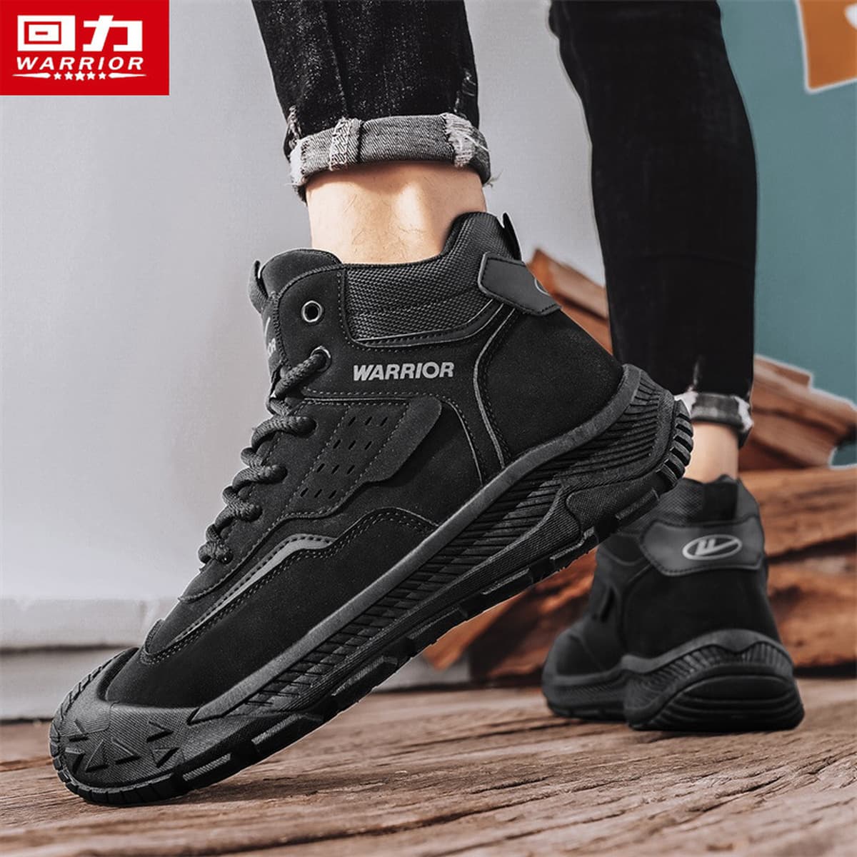 Назад мужская обувь зимой бархат утолщенный теплый хлопок обувь противоскользящая рыбалка на открытом воздухе альпинизм...