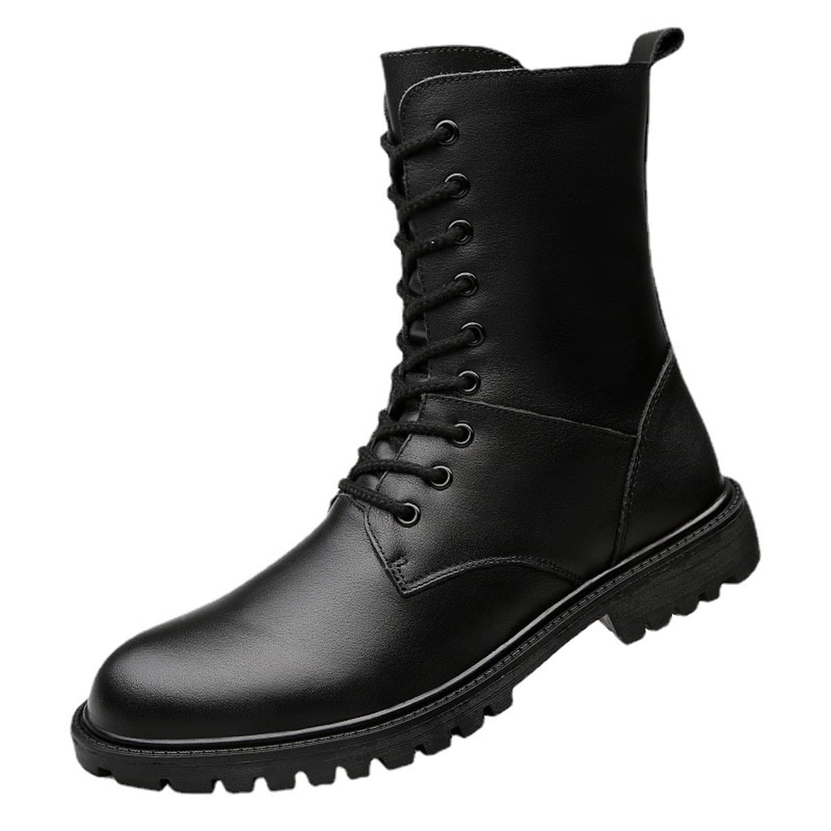 Новые зимние мужские высокие ботинки из воловьего хлопка на флисовой подкладке, высокие теплые ботинки спецназа больших...