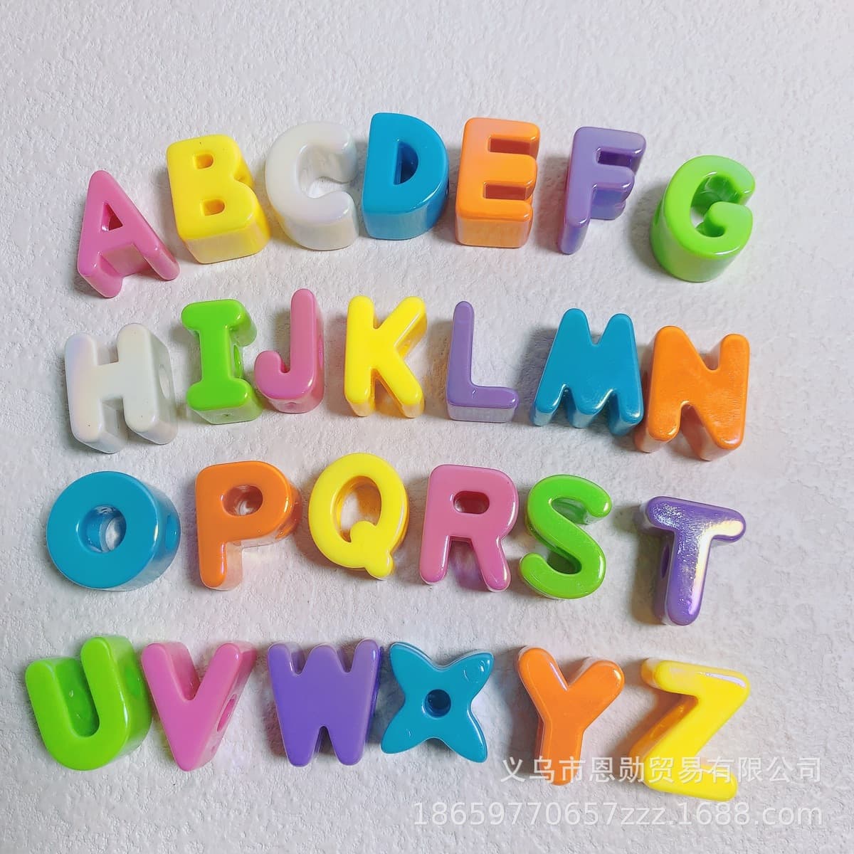 Macaron акриловая Повседневная Пряжка для обуви буквы и цифры из бисера DIY Пряжка для обуви ручной работы украшения...