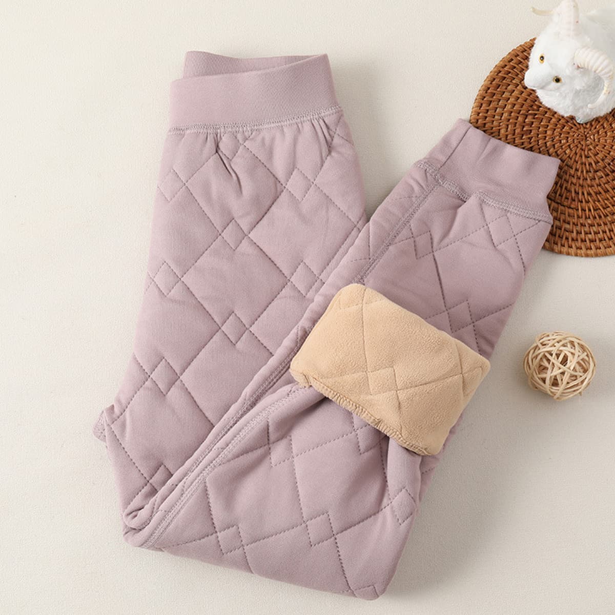 Детская зимняя модель с тремя слоями шелка