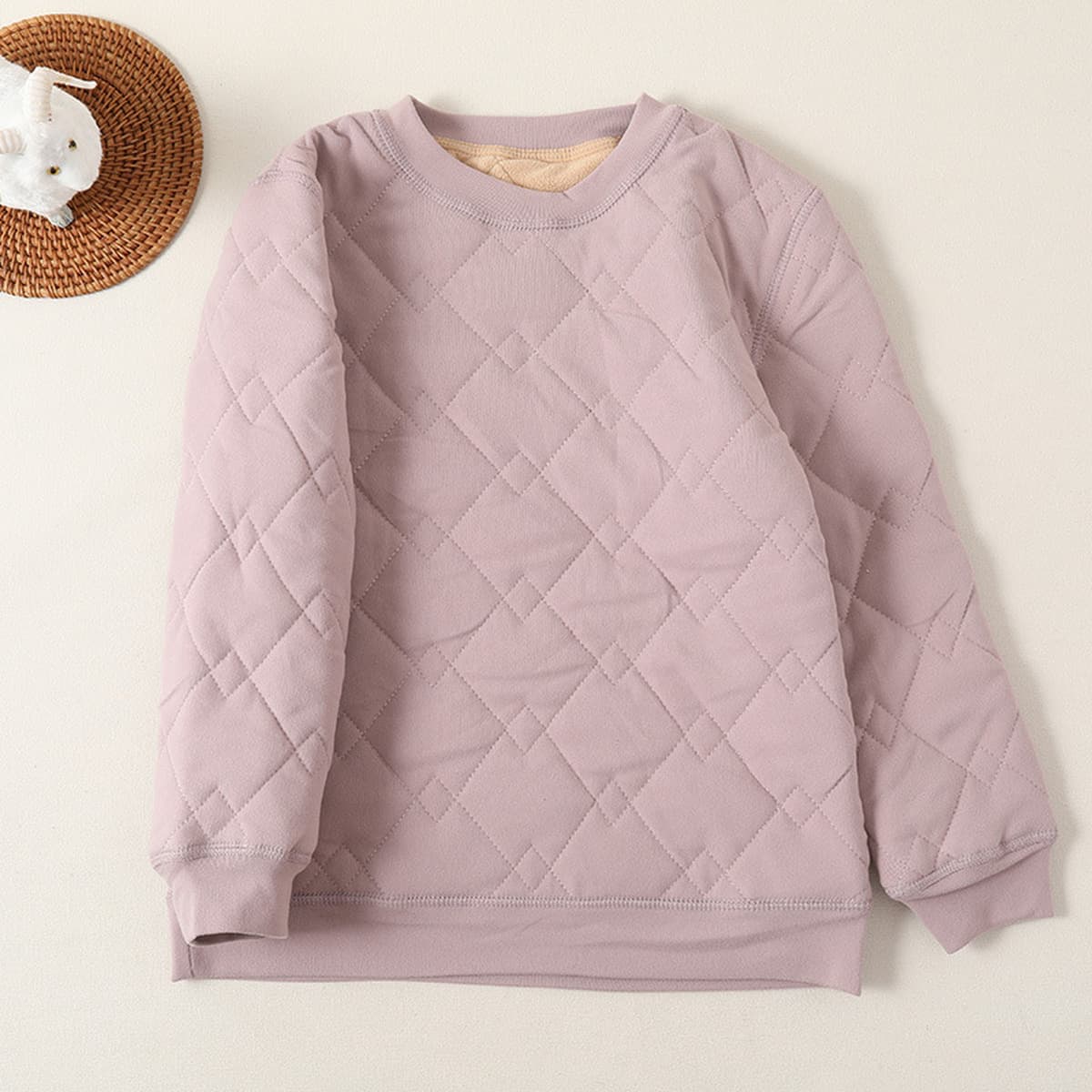 Детская зимняя модель с тремя слоями шелка