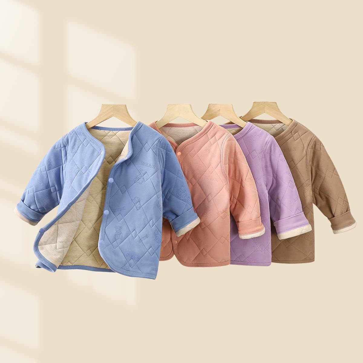 Детская школьная форма артефакт осень-зима новый трехслойный стеганый хлопок для мальчиков