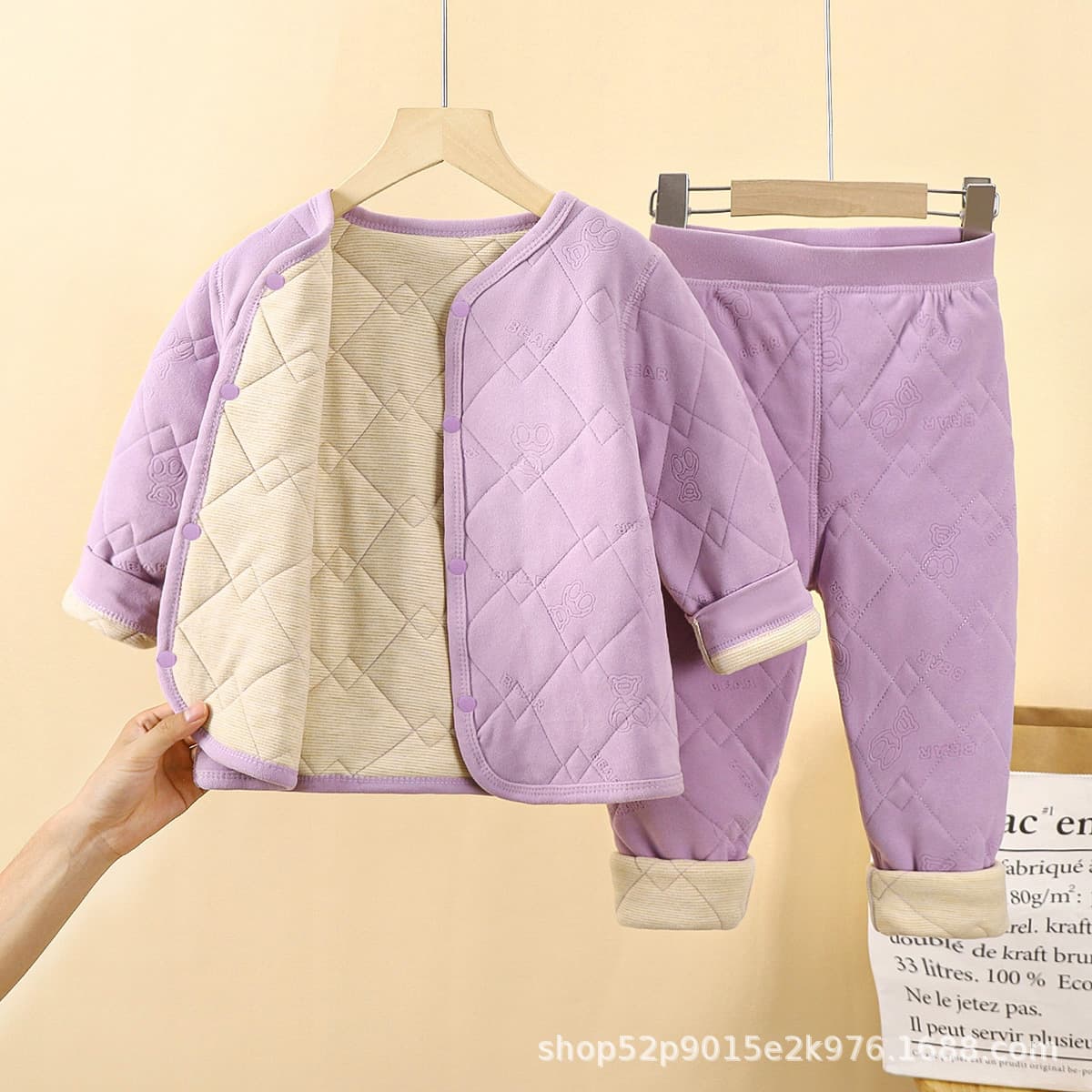 Детская школьная форма артефакт осень-зима новый трехслойный стеганый хлопок для мальчиков