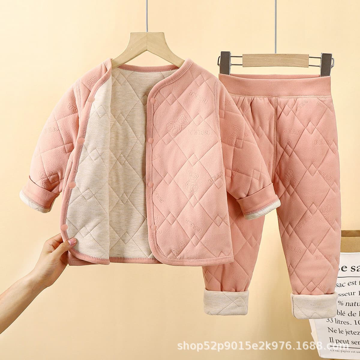 Детская школьная форма артефакт осень-зима новый трехслойный стеганый хлопок для мальчиков