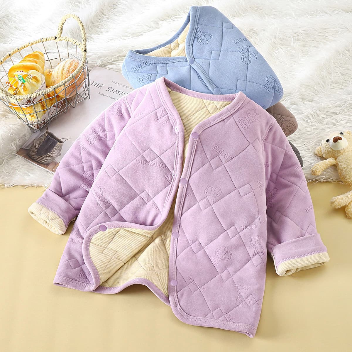 Детская школьная форма артефакт осень-зима новый трехслойный стеганый хлопок для мальчиков