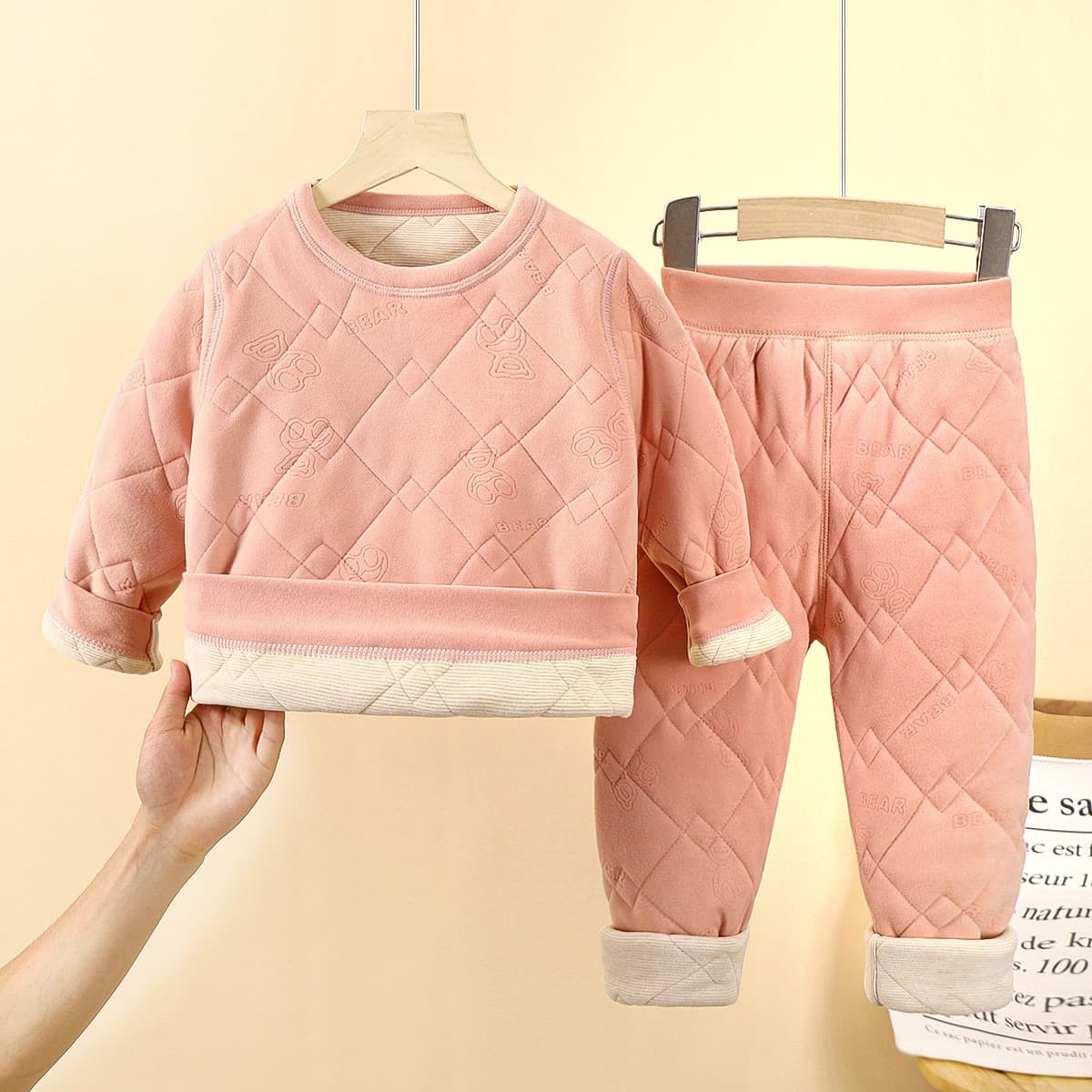 Детская школьная форма артефакт осень-зима новый трехслойный стеганый хлопок для мальчиков