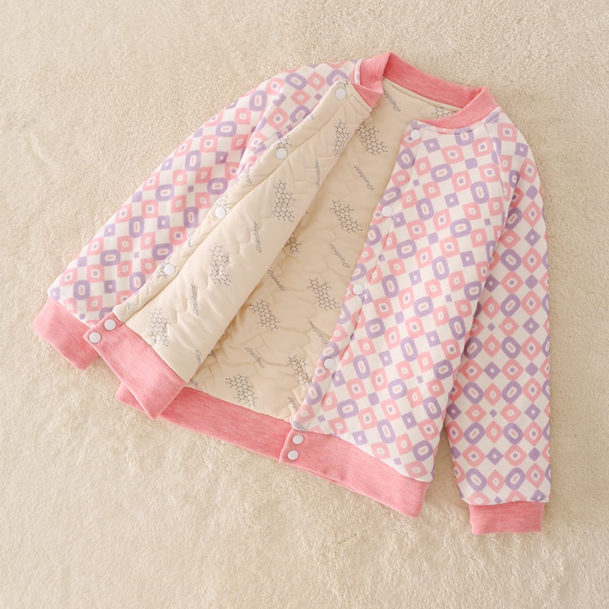 Детская хлопчатобумажная куртка внутри дергата