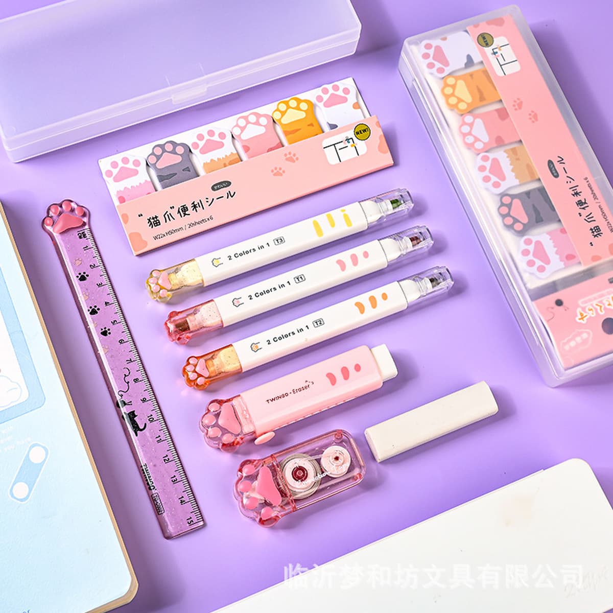 Практичный милый канцелярский костюм для начальной школы, Кошачий коготь, обучающая Подарочная коробка для мальчиков и...