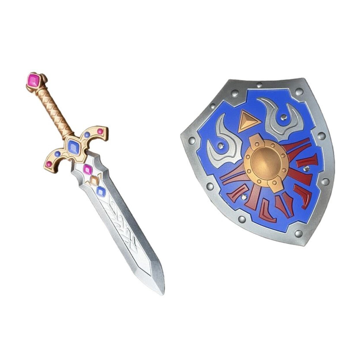 Детский меч, игрушка, меч для мальчика, щит из искусственной кожи, мягкое резиновое оружие, реквизит, модель древнего...