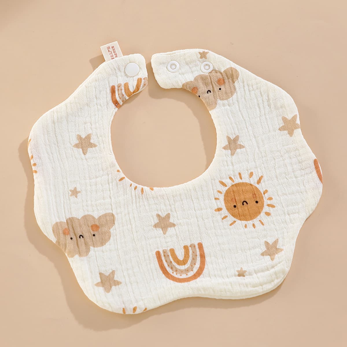 Хлопчатобумажный нагрудник типа Baby Симпатичное полотенце для рта для мужчин и женщин новорожденный ребенок впитывает воду,...