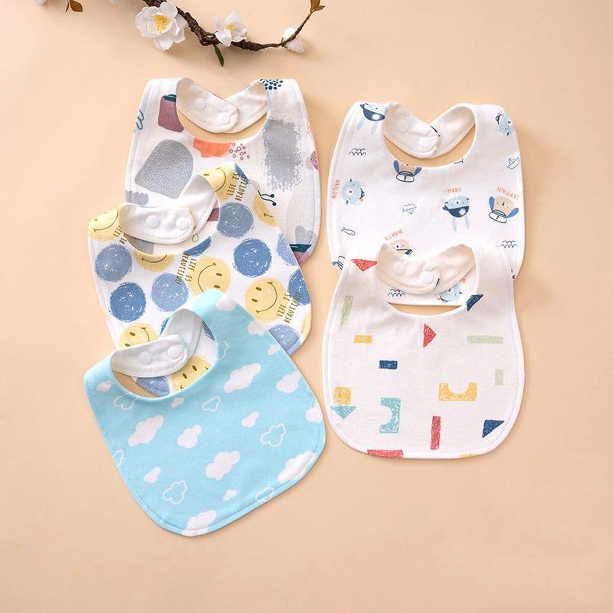 Детское полотенце-слип непромокаемый нагрудник для новорожденных мальчиков и младенцев из чистого хлопка для девочек...