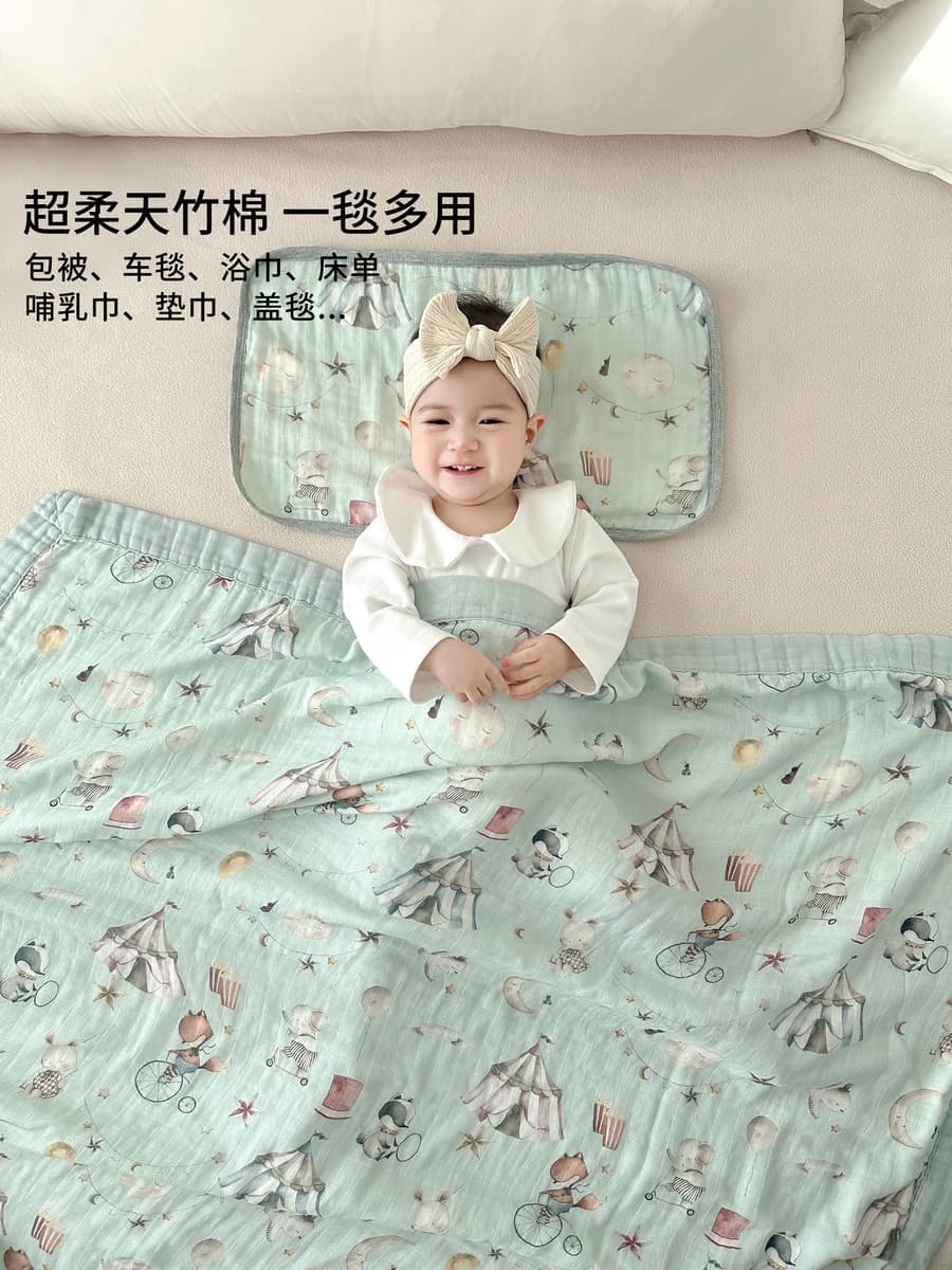 Четырехслойное бамбуковое хлопковое одеяло типа А