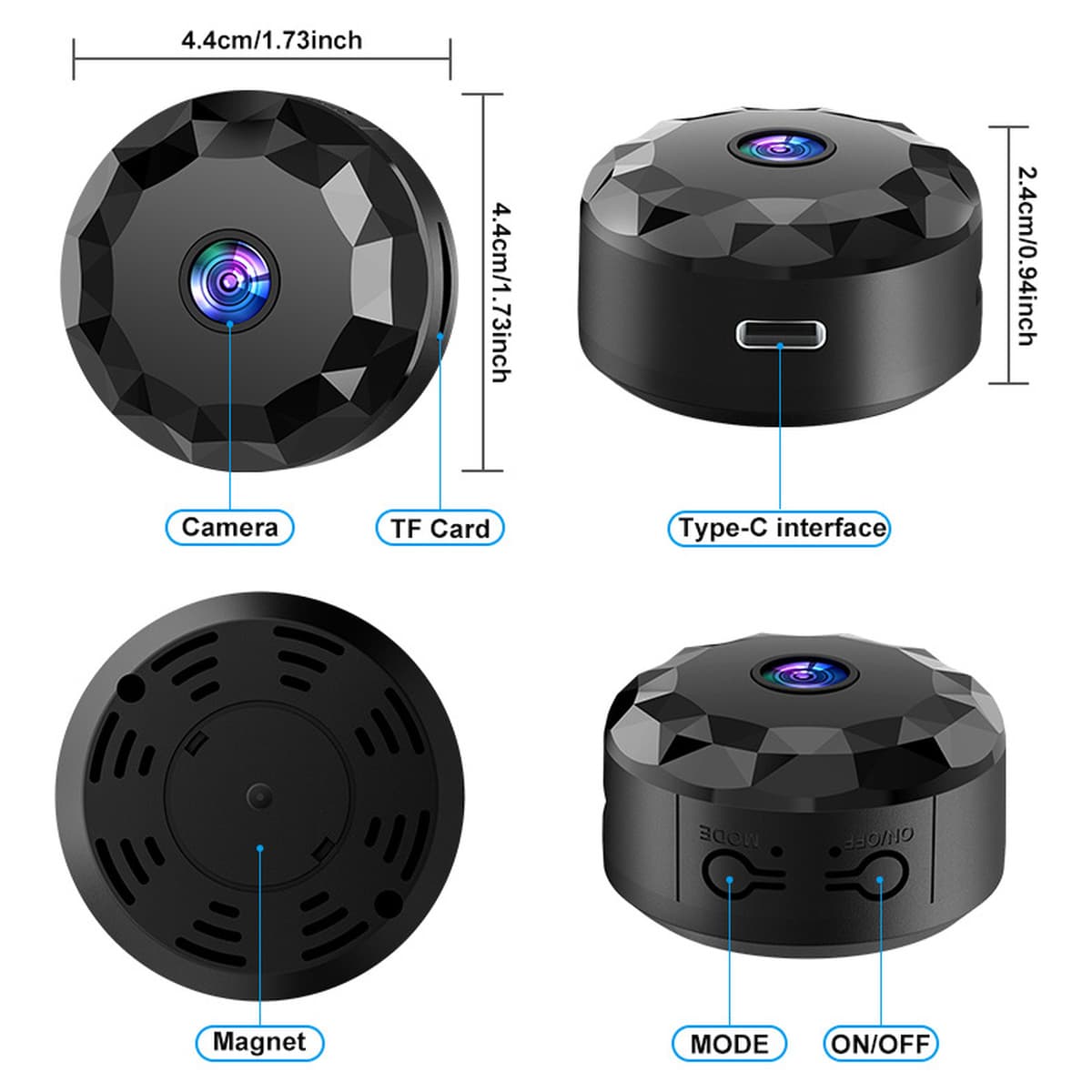 B1 камера беспроводная инфракрасная детская камера ночного видения домашняя умная удаленная сетевая камера A9