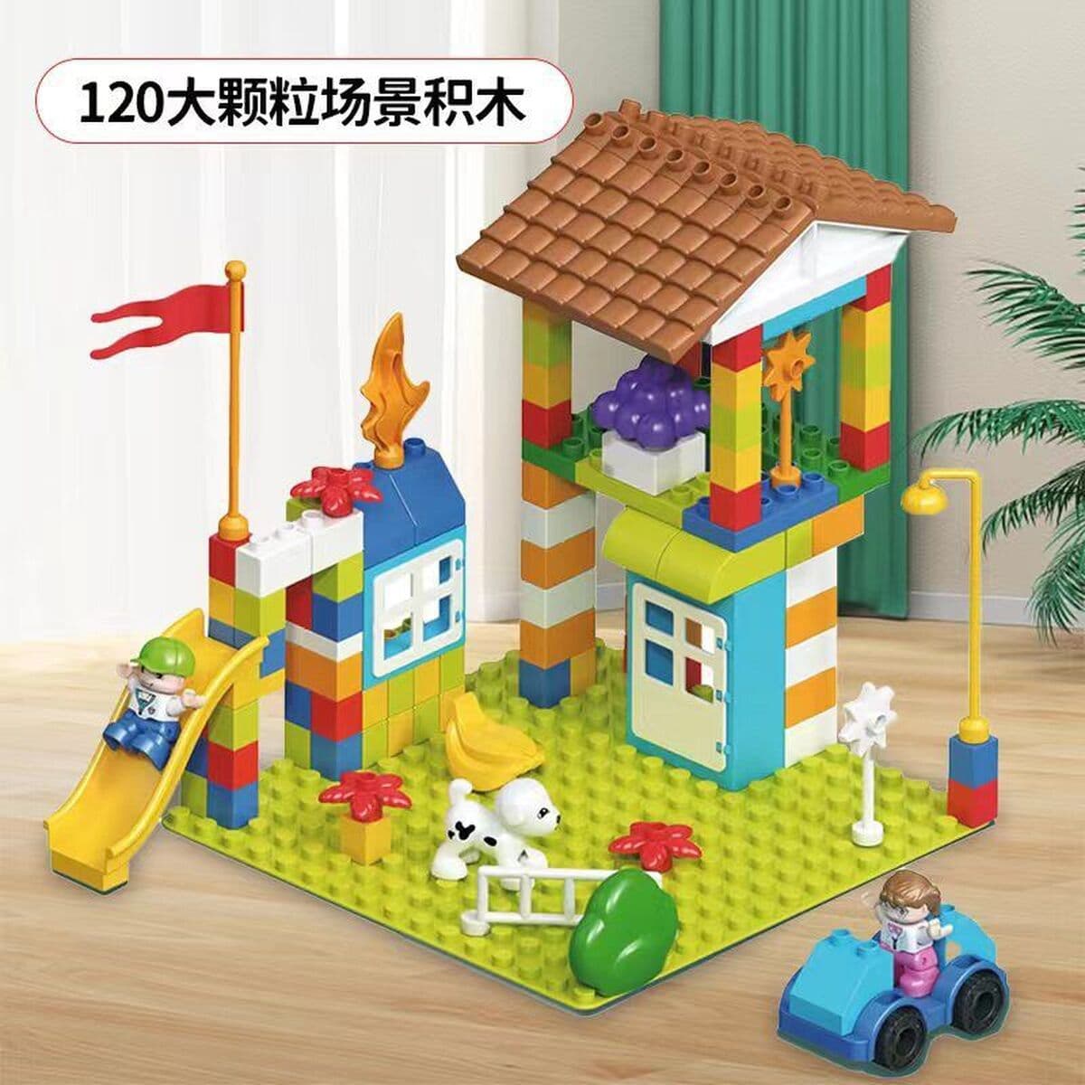 Совместимость со строительными блоками Lego с крупными частицами, игрушки, детские развивающие сборки, сборка мальчиков и...