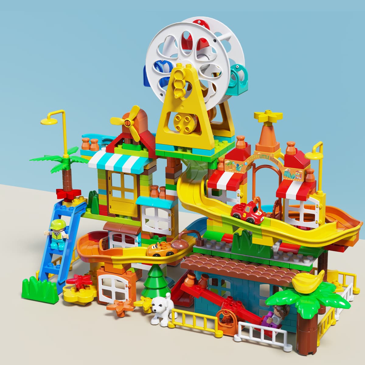 Совместимость со строительными блоками Lego с крупными частицами, игрушки, детские развивающие сборки, сборка мальчиков и...