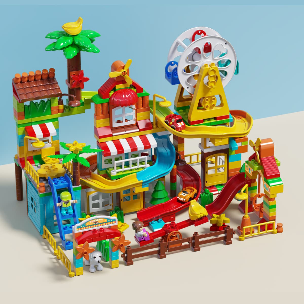 Совместимость со строительными блоками Lego с крупными частицами, игрушки, детские развивающие сборки, сборка мальчиков и...