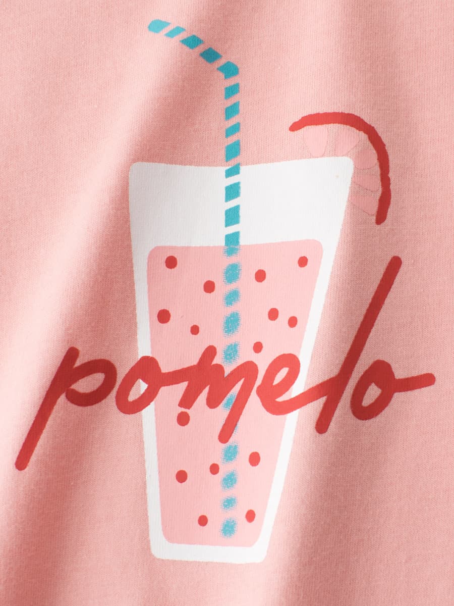 27home Детская одежда Детская футболка с короткими рукавами для девочек летом новая детская одежда мультяшный принт