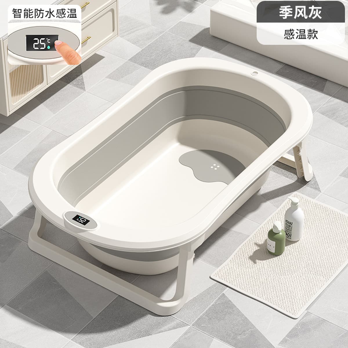 Детская ванна, детская складная ванна для сидения и лежания для малышей, детские товары для дома, товары для новорожденных...