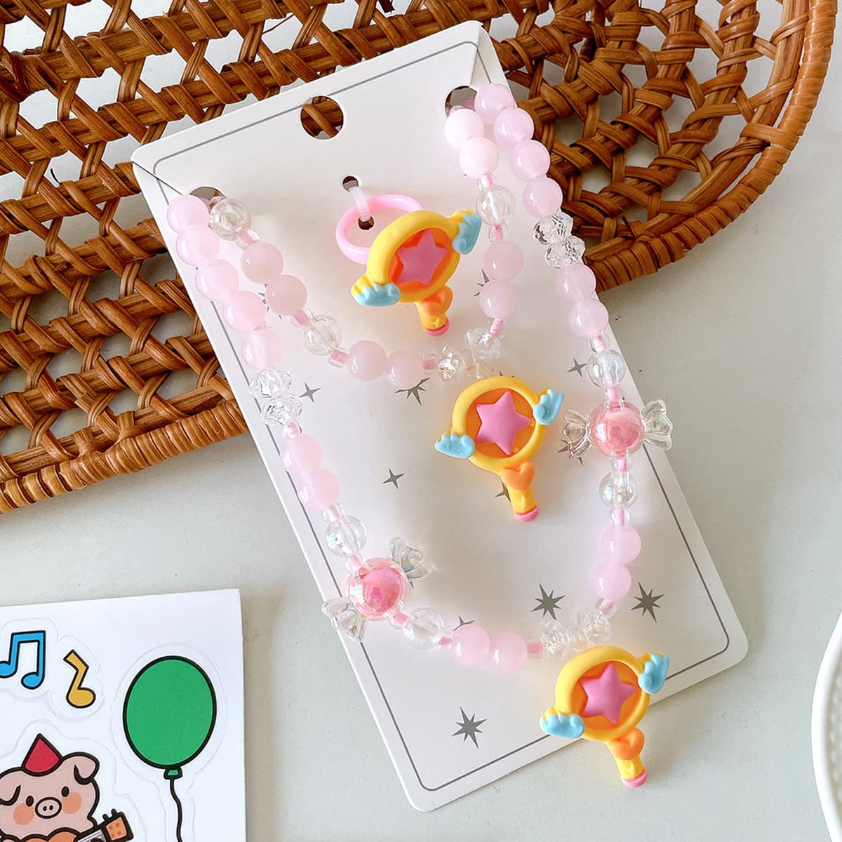 Новое детское мультяшное ожерелье костюм подарок на открытие школы детский сад русалка принцесса девушка аксессуары для...