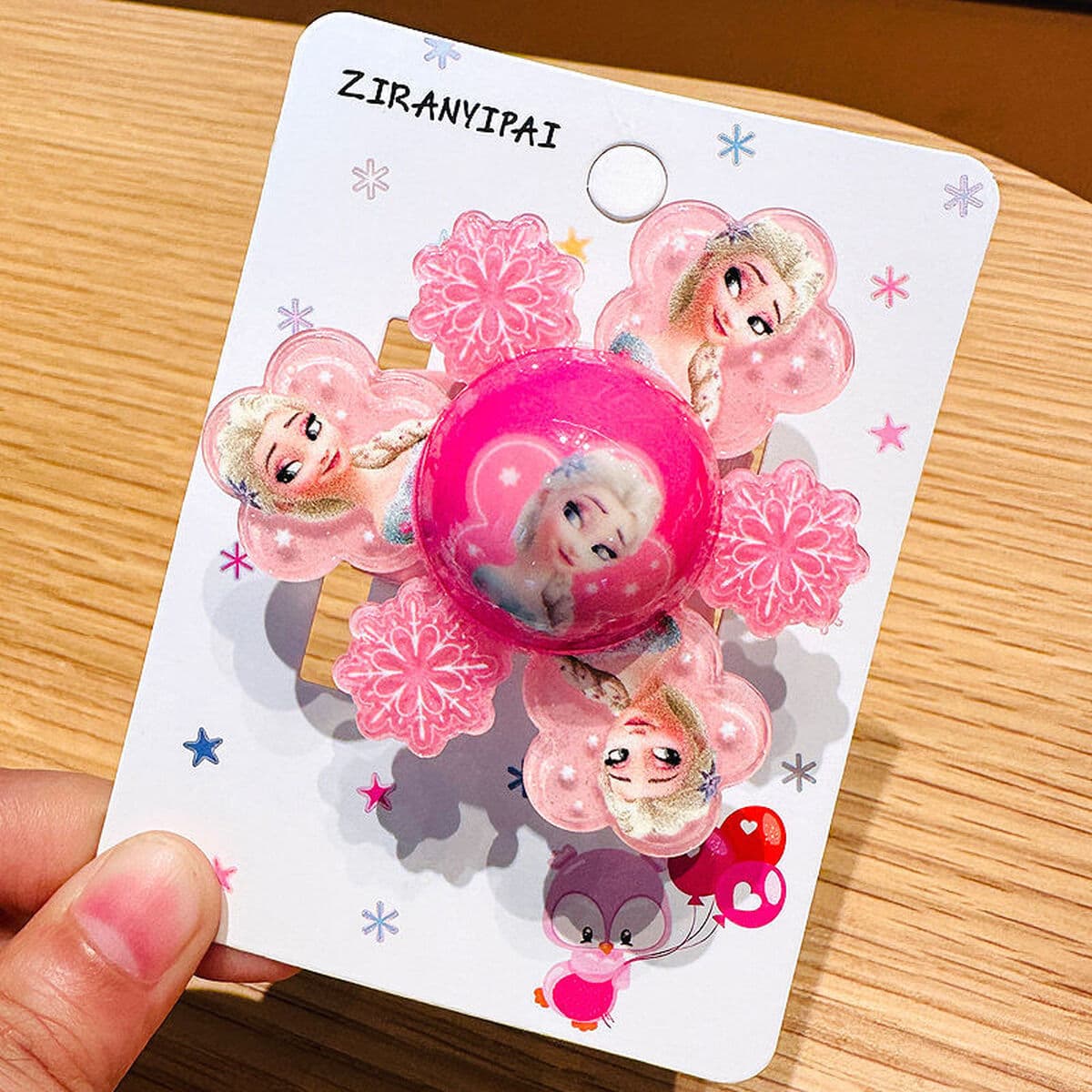 Детский вращающийся стопорный кольцо светоизлучающий гироскоп-браслет мальчик девочка принцесса ювелирные изделия на день...