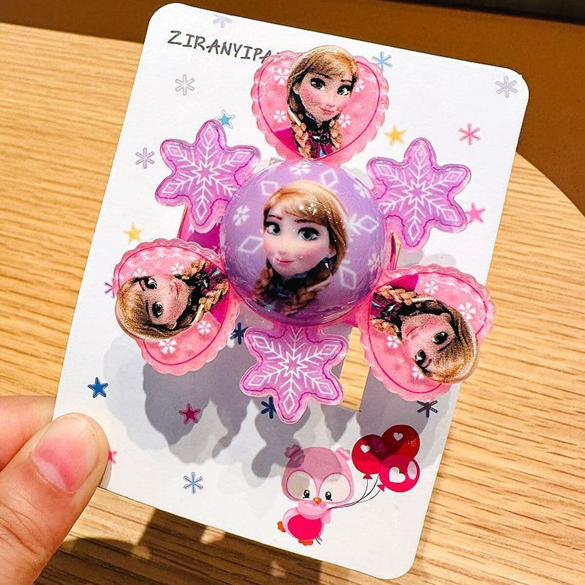 Детский вращающийся стопорный кольцо светоизлучающий гироскоп-браслет мальчик девочка принцесса ювелирные изделия на день...