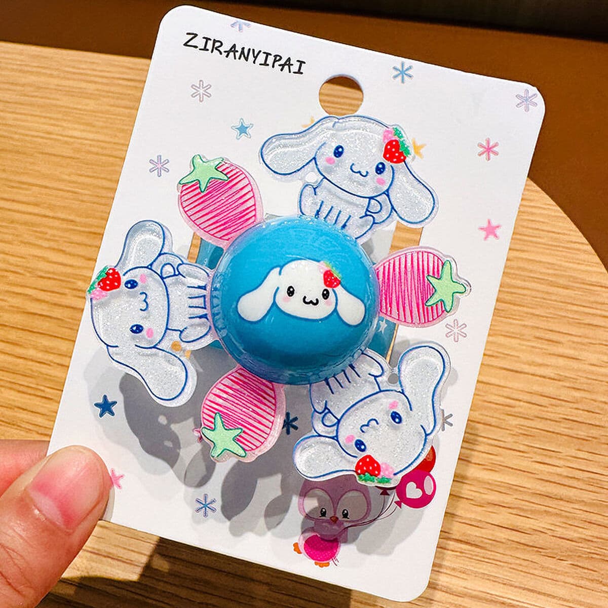 Детский вращающийся стопорный кольцо светоизлучающий гироскоп-браслет мальчик девочка принцесса ювелирные изделия на день...